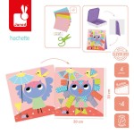 Zestaw kreatywny Wycinanki przyklejanki My arts & crafts 4+ / Janod J07743