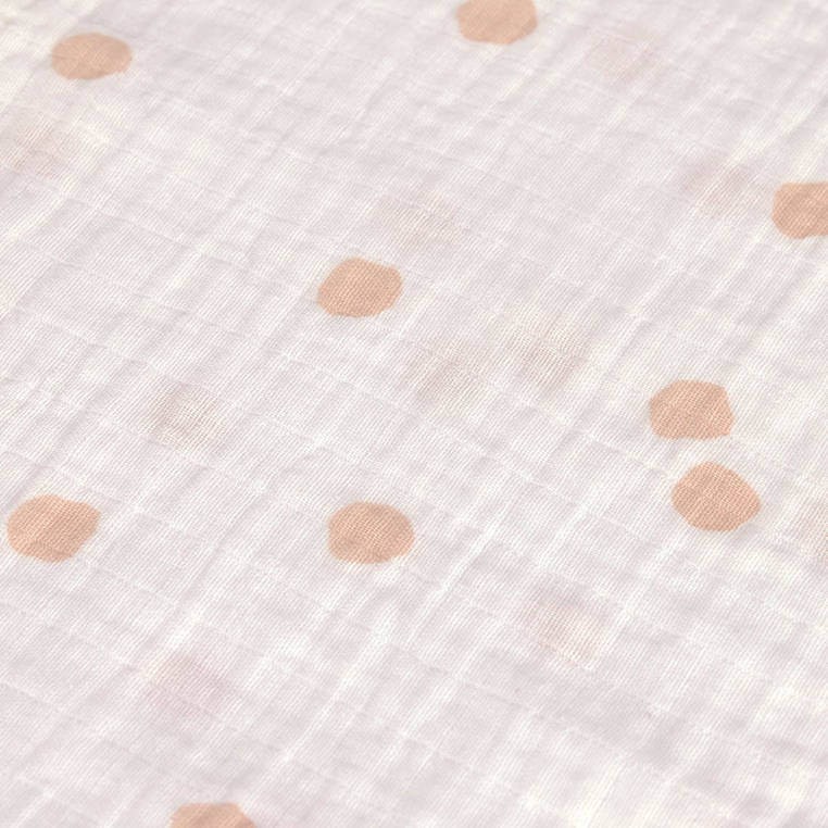 Muślinowy otulacz-kocyk z biobawełny 85x85cm - Little Mateys spicy orange, 3 szt. / Lassig