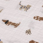 Muślinowy otulacz-kocyk z biobawełny 60x60cm - Little Mateys royal blue, 3 szt. / Lassig