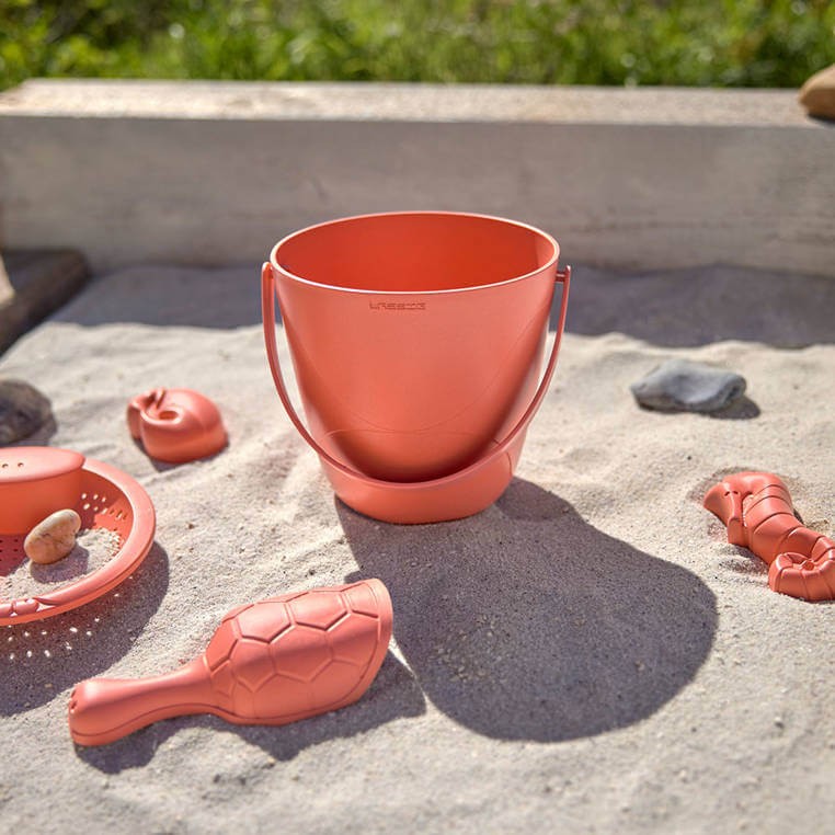 Zestaw 5 zabawek do piasku Water Friends - różowy / Lassig