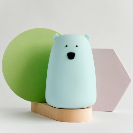 Duża lampka led MIŚ NIEBIESKI bezpieczna dla Twojego dziecka / Rabbit&friends