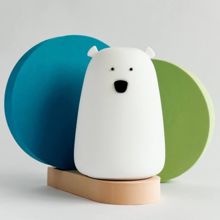 Duża lampka led MIŚ BIAŁY bezpieczna dla Twojego dziecka / Rabbit&friends 52-0036