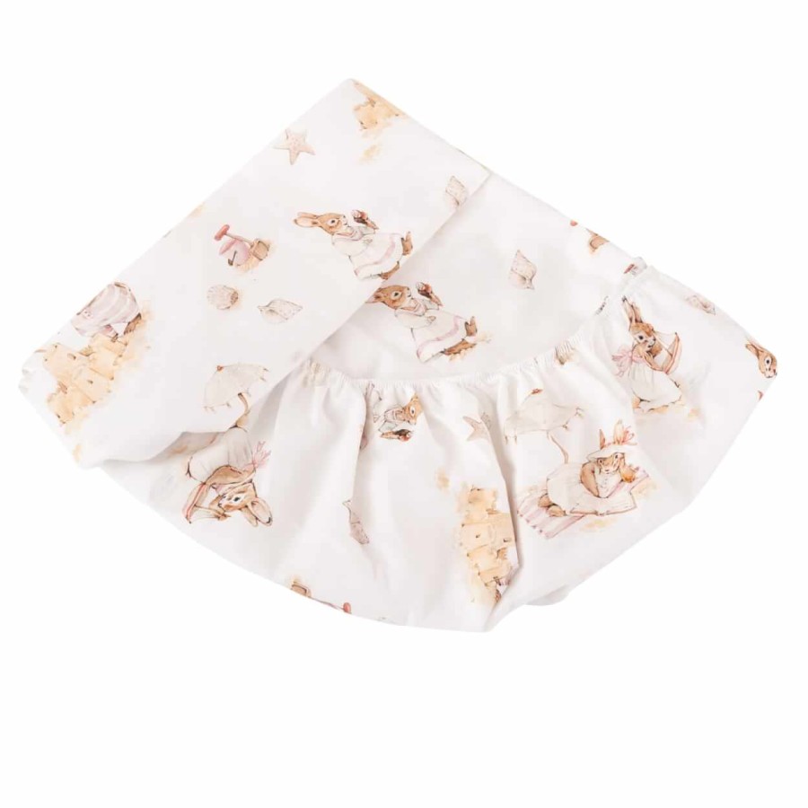 Prześcieradło z gumką - Saint-Tropez Pink / Samiboo