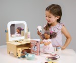 Salon fryzjerski - drewniana toaletka z akcesoriami / Tender Leaf Toys