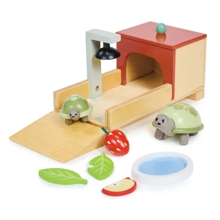Drewniane figurki do zabawy - żółwie / Tender Leaf Toys