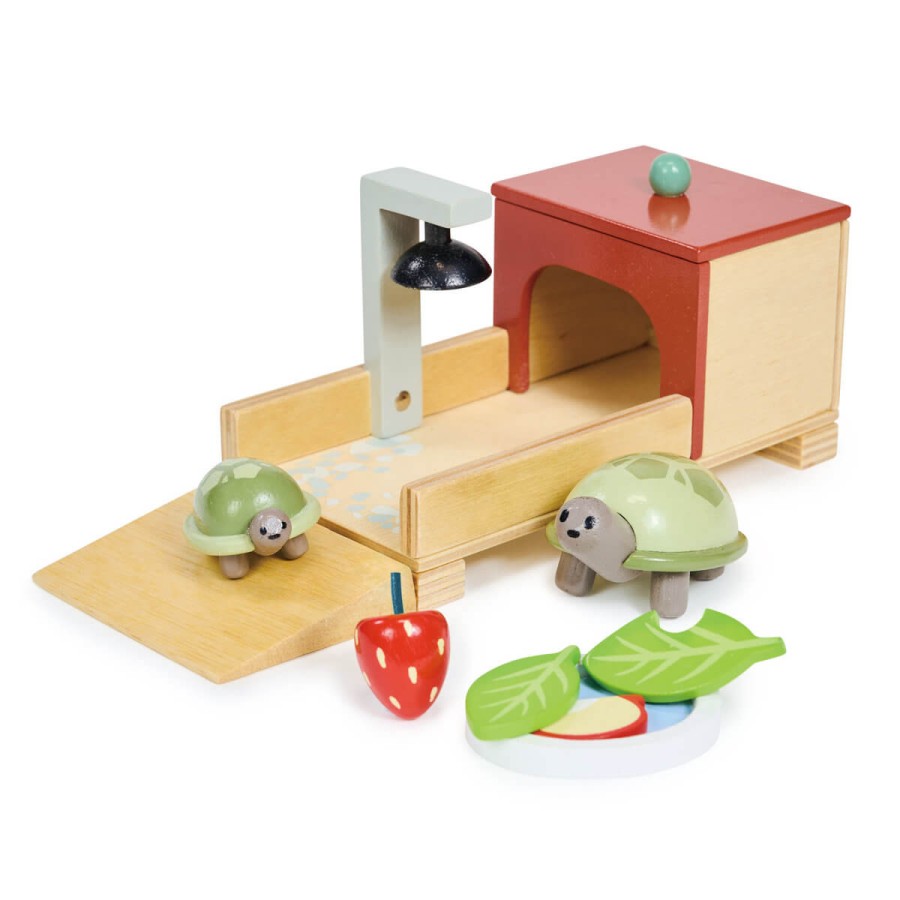 Drewniane figurki do zabawy - żółwie / Tender Leaf Toys