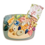 Kreatywny zestaw z drewnianymi elementami - Ocean / Tender Leaf Toys