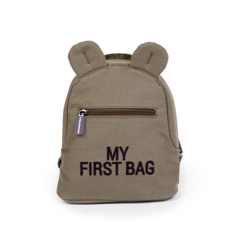 Plecak dziecięcy My First Bag Kanwas Khaki / Childhome CWKIDBKA