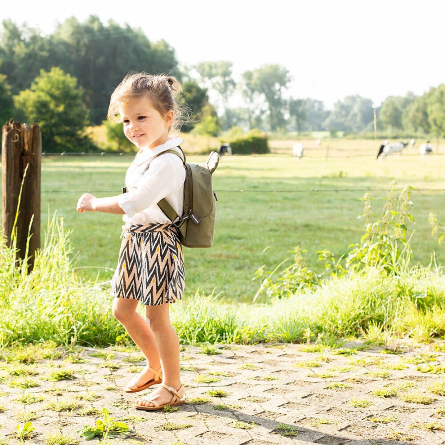 Plecak dziecięcy My First Bag Kanwas Khaki / Childhome CWKIDBKA