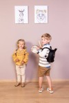 Plecak dziecięcy My First Bag Pikowany Czarny / Childhome CWKIDBPBL