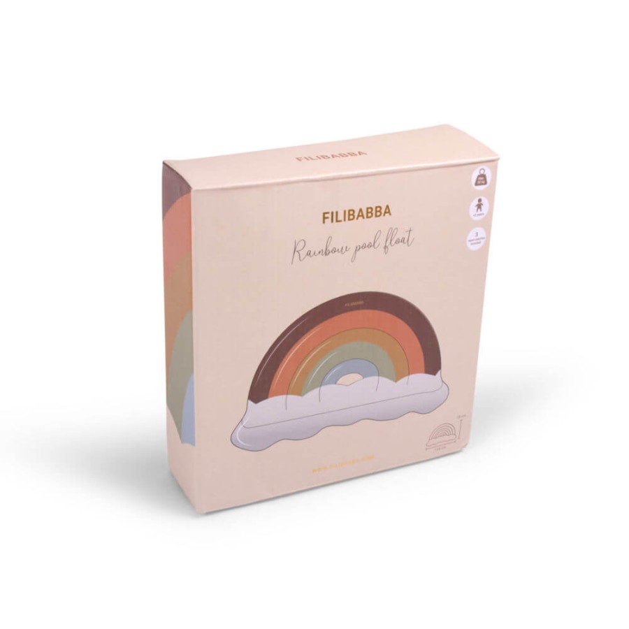 Materac do pływania Rainbow / Filibaba FI-02543