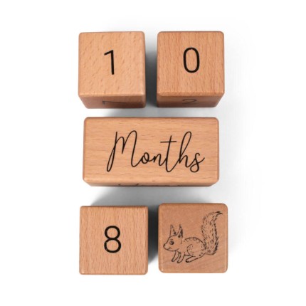 Metryczka - Drewniane klocki do zdjęć / Filibabba FI-02185