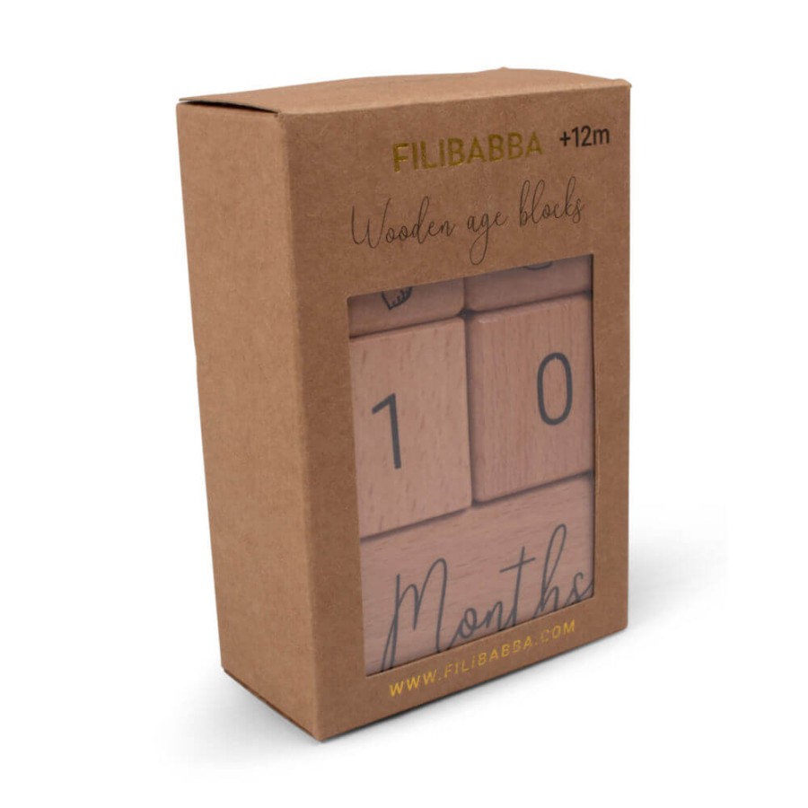 Metryczka - Drewniane klocki do zdjęć / Filibabba FI-02185