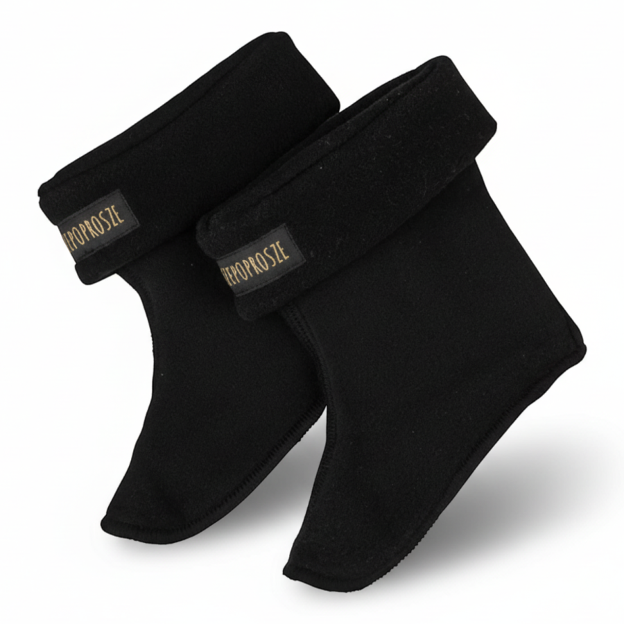 Ocieplacz polarowy czarny