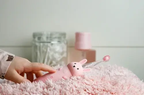 Soniczna Szczoteczka do zębów dla dzieci GIOrabbit różowa / InnoGIO