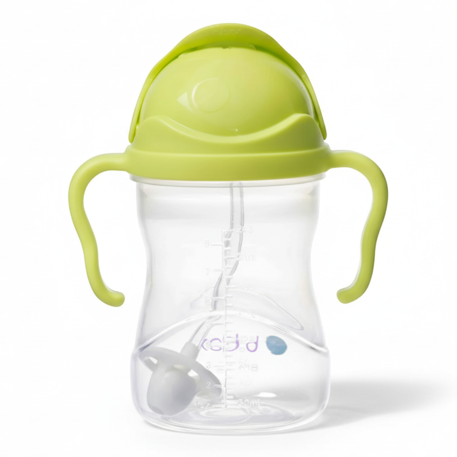 Bidon ze słomką 240 ml, ANANASOWY / b.box