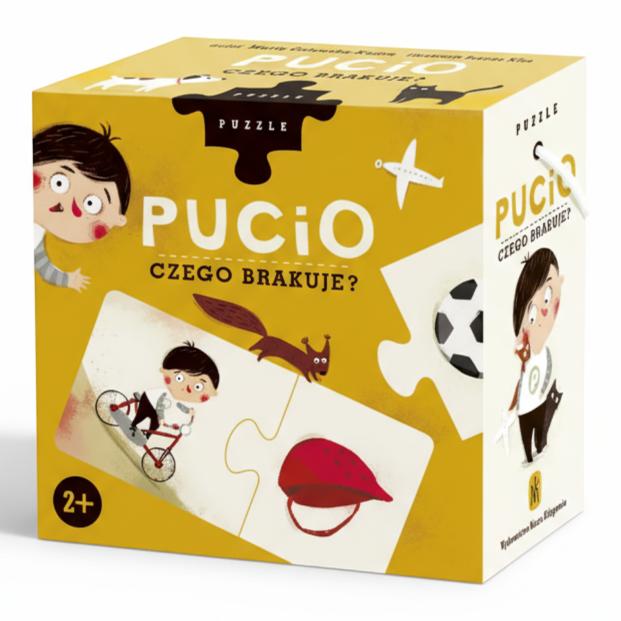 Pucio. Puzzle: Czego brakuje? / Wydawnictwo Nasza Księgarnia
