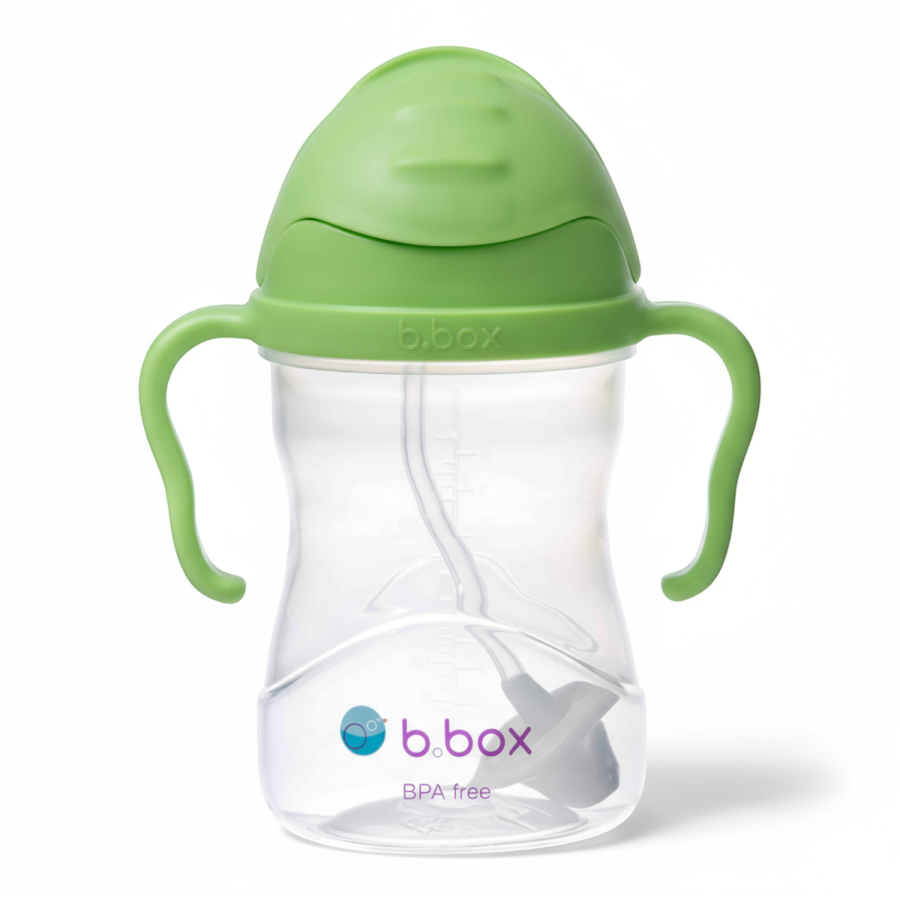 Bidon ze słomką 240 ml, JABŁKOWY / b.box