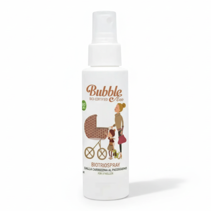 Naturalny spray BIOTRIO na wózek, fotelik i ubrania 100 ml, 0m+ / Bubble&CO