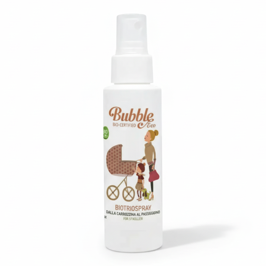 Naturalny spray BIOTRIO na wózek, fotelik i ubrania 100 ml, 0m+ / Bubble&CO