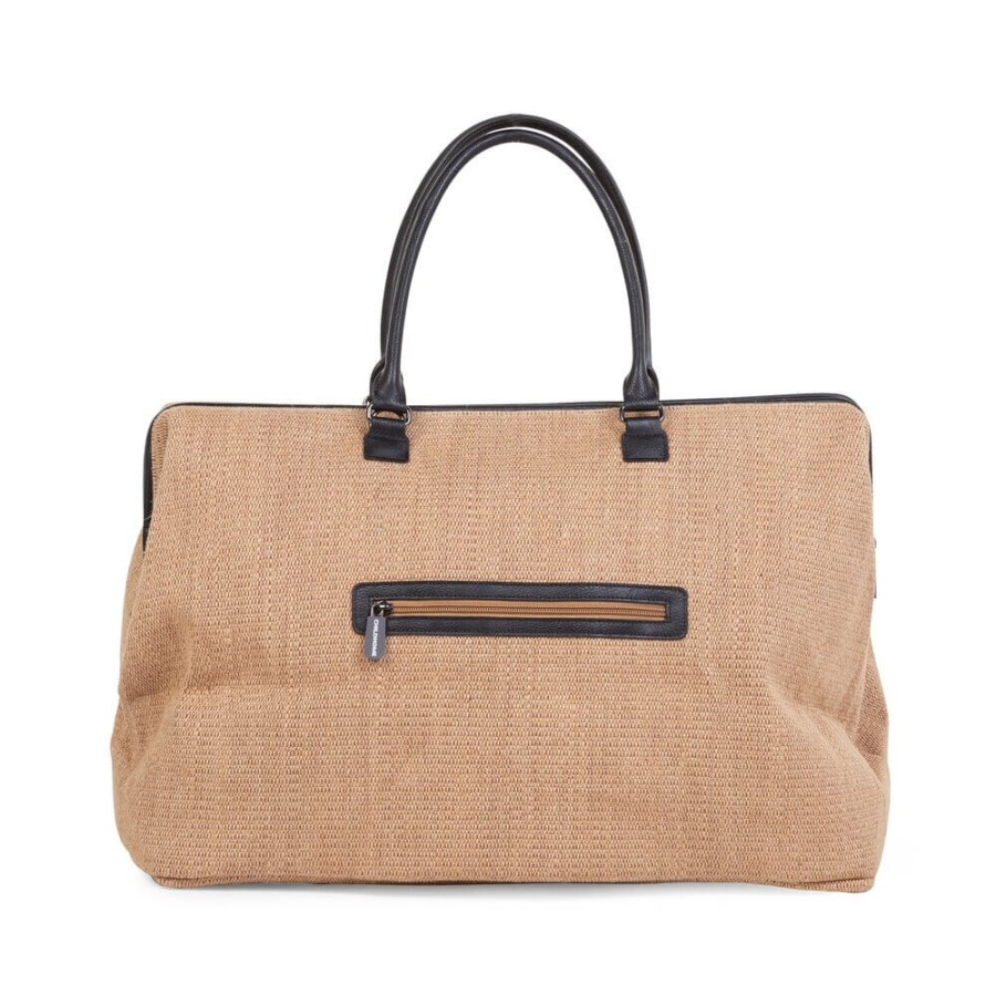 Torba Mommy Bag Raffia Look / Childhome CWMBBRA
