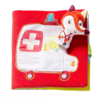 Książeczka z mini-pacynką wielofunkcyjna Doktor Alice Lisiczka Alice 6 m+ / Lilliputiens