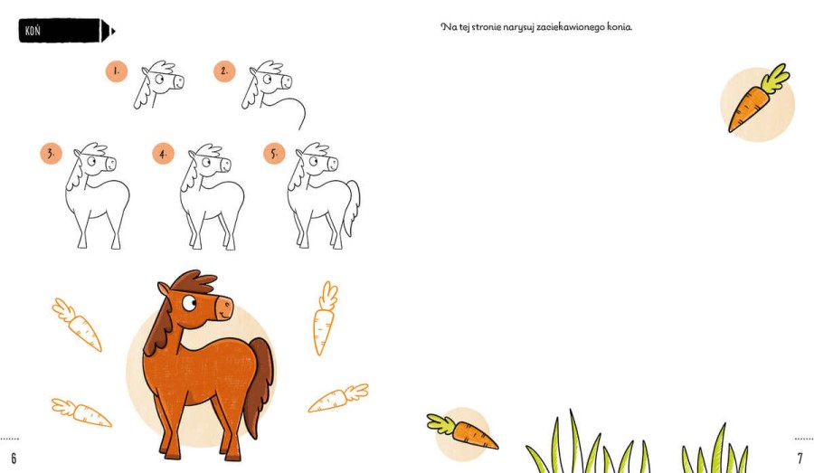 Rysowanie krok po kroku. Konie i kucyki / Wydawnictwo Wilga