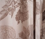 Szlafrok kimono bambusowe - Beige garden / Lullalove