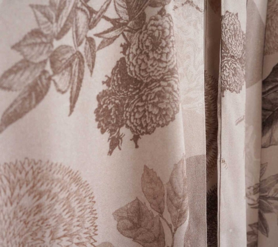 Szlafrok kimono bambusowe - Beige garden / Lullalove