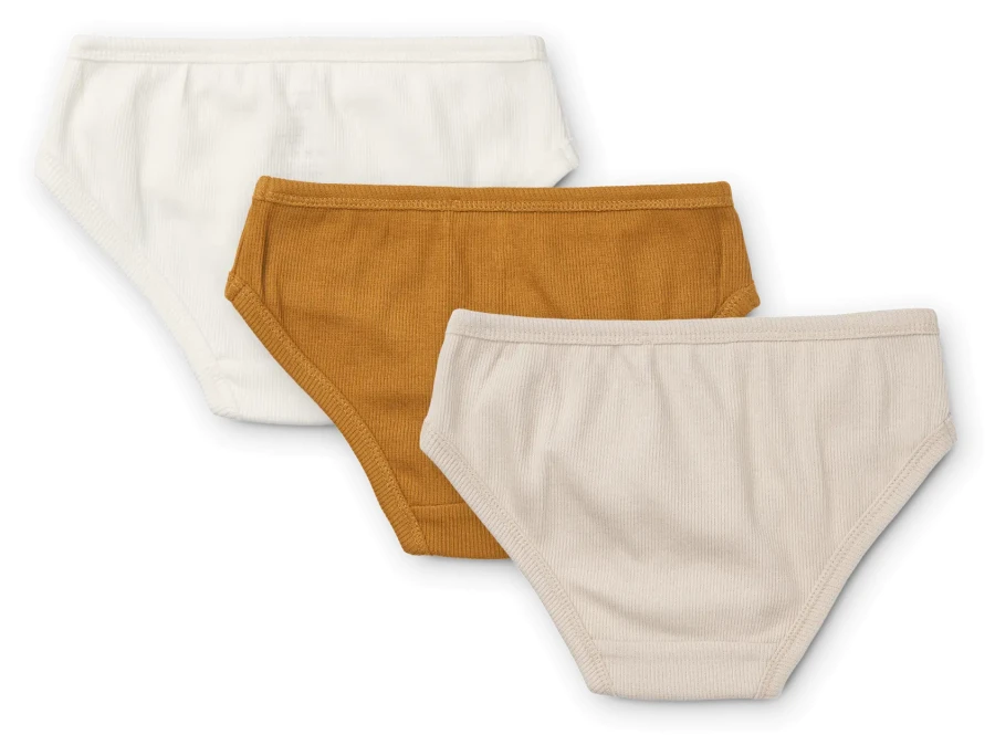 Bawełniane majtki Nanette 3-pak - Sandy multi mix  / Liewood