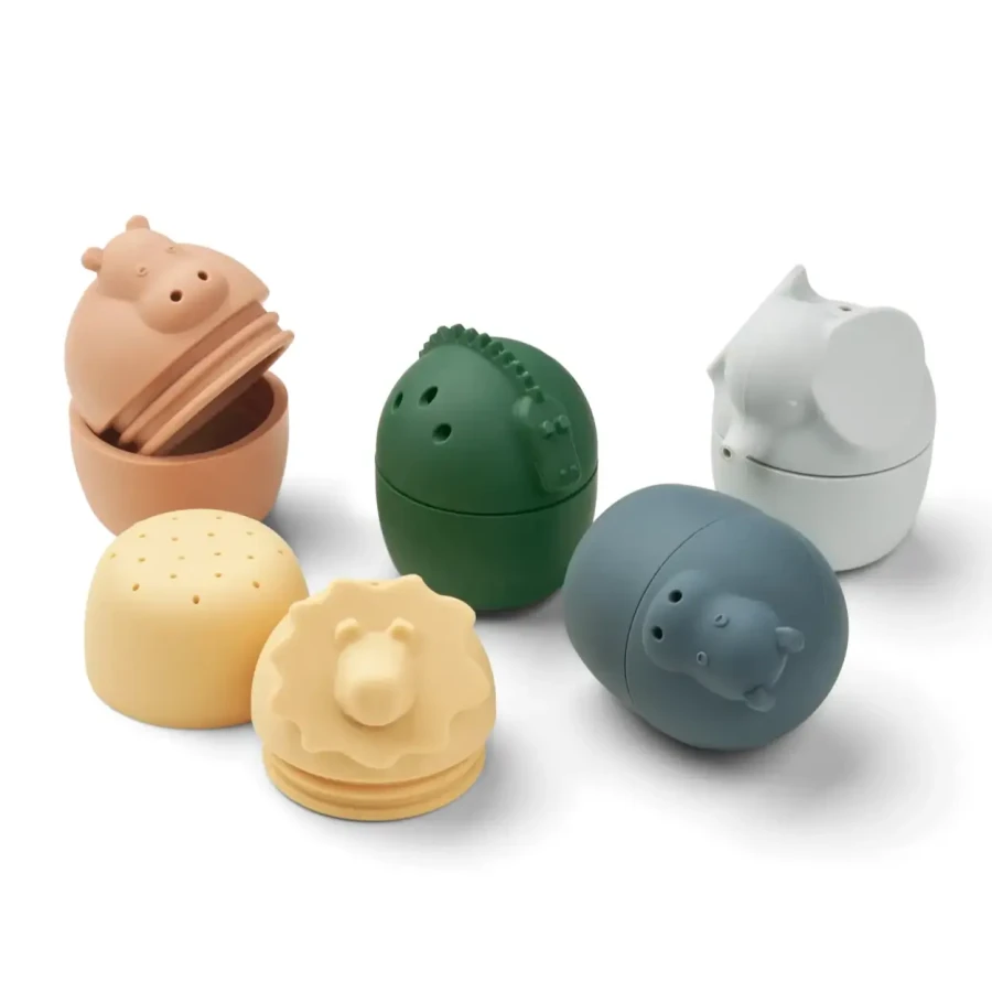 Zabawki do kąpieli Gaby 5-pak - Multi mix / Liewood