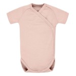 Body z krótkim rękawem - pudrowy / POOFI