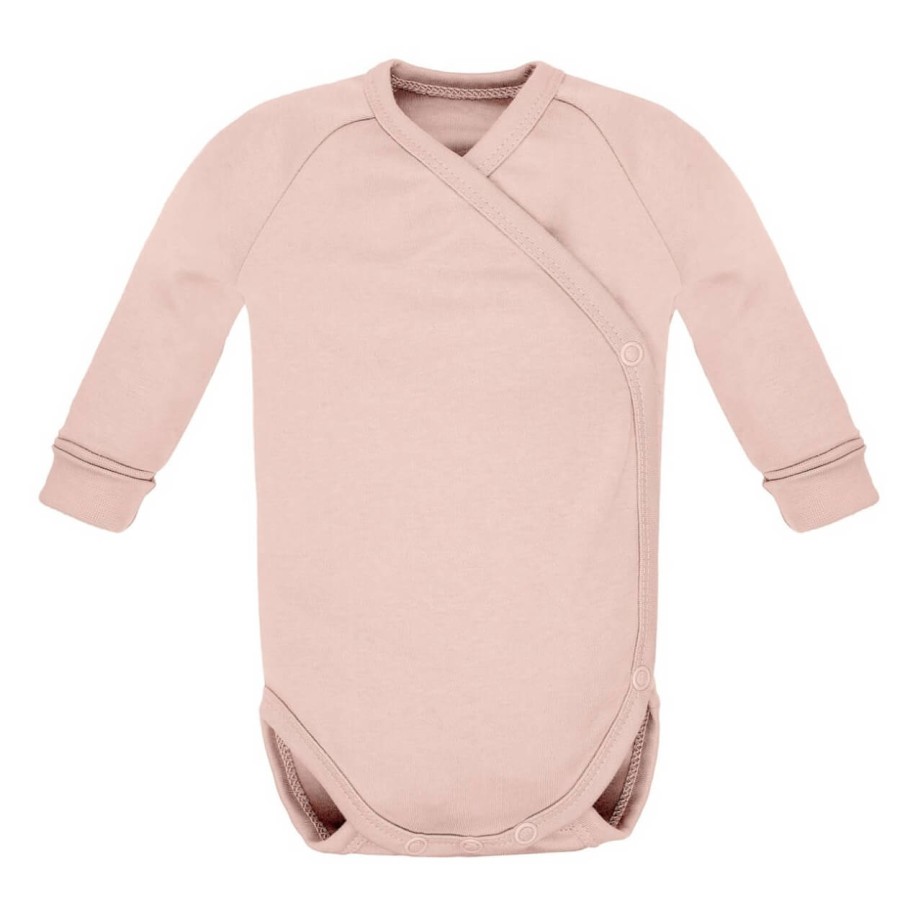 Body z długim rękawem - pudrowy / POOFI