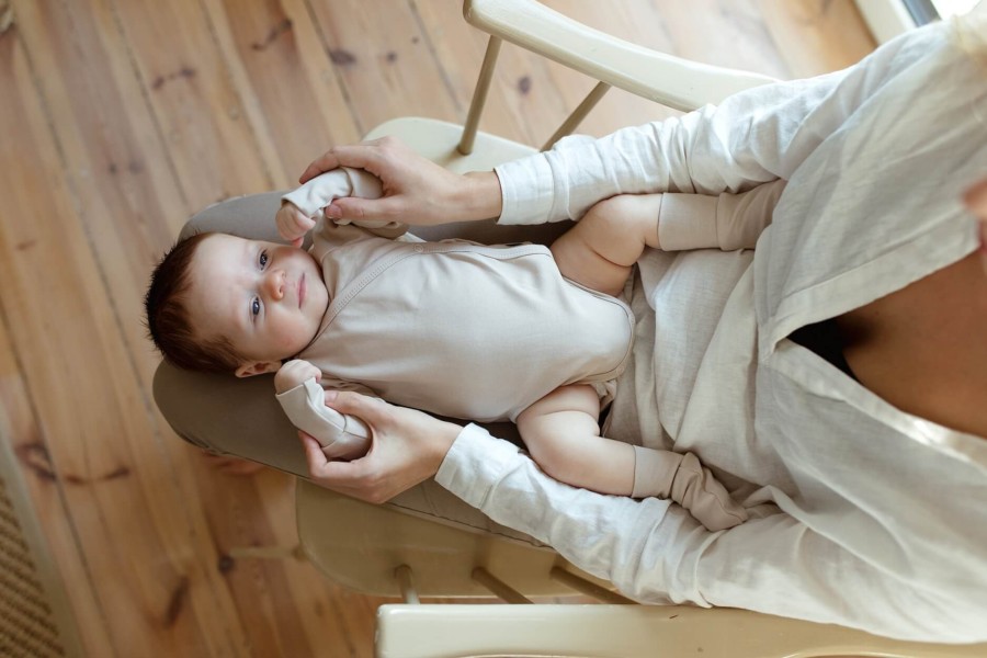 Body z długim rękawem - latte / POOFI