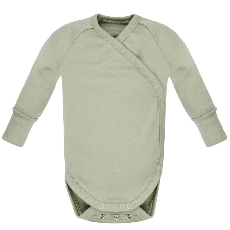 Body z długim rękawem - szałwia / POOFI