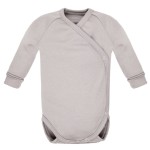 Body z długim rękawem - jasny szary / POOFI