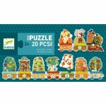 Puzzle trio LEŚNY POCIĄG 20 el./ Djeco DJ08194