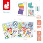 Zestaw kreatywny - Naklejki geometryczne My arts & crafts 3+ / Janod  J07740