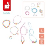 Zestaw kreatywny do tworzenia biżuterii Kwiatki z koralików 6+ / Janod J07998