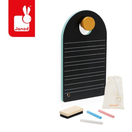 Przenośna dwustronna tablica z akcesoriami 3+ / Janod  J09634