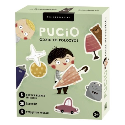 Pucio. Gdzie to położyć? / Wydawnictwo Nasza Księgarnia