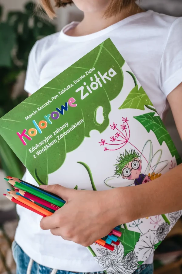 “Kolorowe ziółka” – książeczka edukacyjna dla dzieci / Pan Tabletka