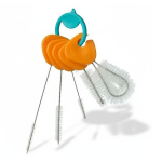 Komplet 5 szczoteczek do czyszczenia bidonów i słomek / b.box