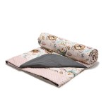 Koc piknikowy z kieszonką, mata do zabawy XXL 180x190 - PRINCESS / La Millou