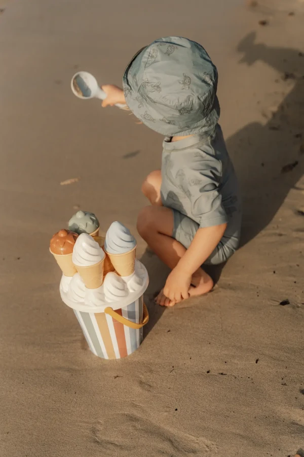 Swimsuit chłopięcy Turtle Island Olive / Little Dutch