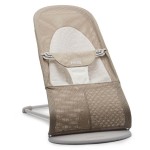 BABYBJORN - leżaczek BALANCE SOFT MESH, Szary Beż - Biały