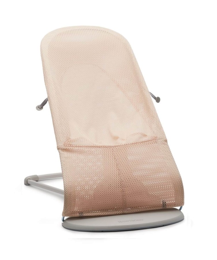 BABYBJORN - leżaczek BALANCE SOFT MESH, Różowy - Biały