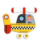 Magnetyczna układanka Pojazdy Magnetibook kolekcja 2018 / Janod