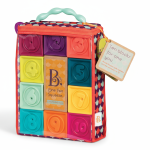 One Two Squeeze – klocki miękkie – zestaw mały / B.Toys NOWA WERSJA