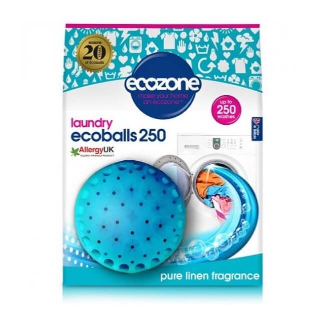 Ecoballs - kule piorące na 250 prań, PURE LINEN / Ecozone